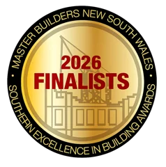 Master Builders NSW 2026 Finalist medallion