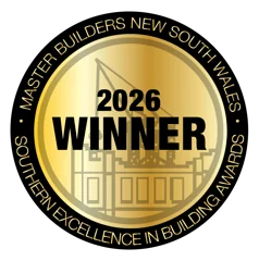 Master Builders NSW 2026 Winner medallion